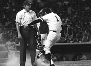 Few major league managers put on a better show when arguing with umpires than the Yankees' Billy Martin.