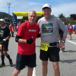 Yours truly with Bart Yasso, CRO from Runner's World Magazine.