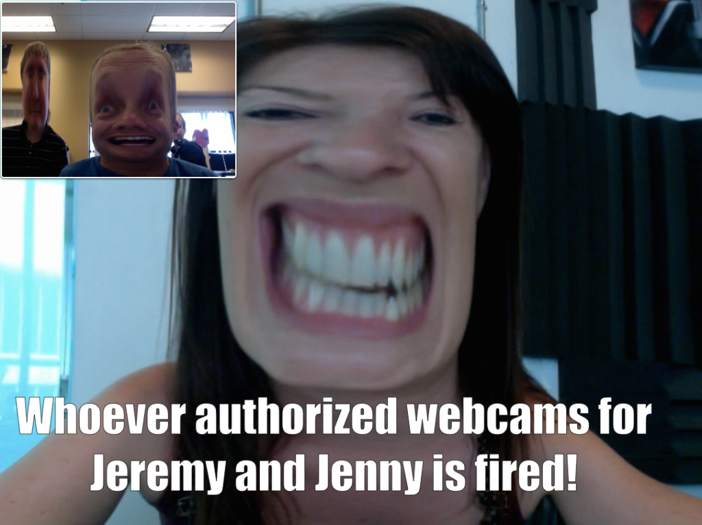 The authors of this post are notorious for getting no work done when webcams are present.